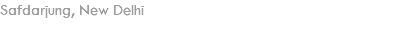 Safdarjung, New Delhi